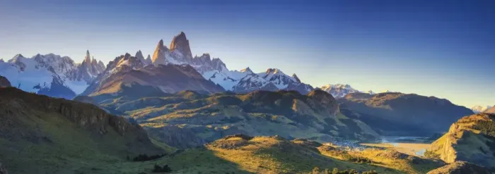 Framed Print : Argentina, Patagonia, El Chalten, Los Glaciares National Park, Cerro Torre and Cerro Framed Print : Argentina, Patagonia, El Chalten, Los Glaciares National Park, Cerro Torre and Cerro