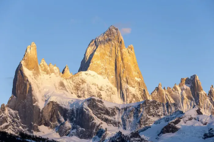 Framed Print : Argentina, Patagonia, Santa Cruz Province, Los Glaciares National Park, Mount Fitz Roy