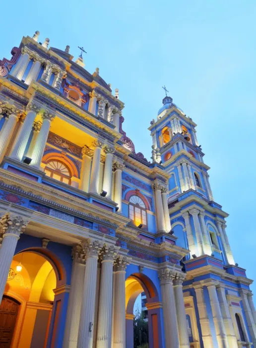 Framed Print : Argentina, Salta, Twilight view of the La Vina Church Framed Print : Argentina, Salta, Twilight view of the La Vina Church