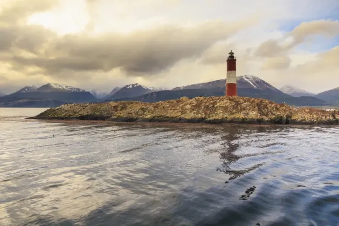 Framed Print : Argentina, Tierra del Fuego, Ushuaia, Beagle Channel, Les Eclaireurs Ligthouse Framed Print : Argentina, Tierra del Fuego, Ushuaia, Beagle Channel, Les Eclaireurs Ligthouse