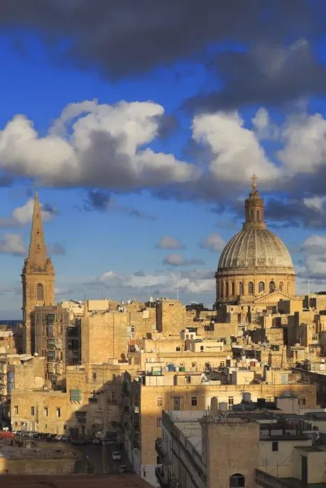 Framed Print : Сarmelite church, La Valletta, Malta