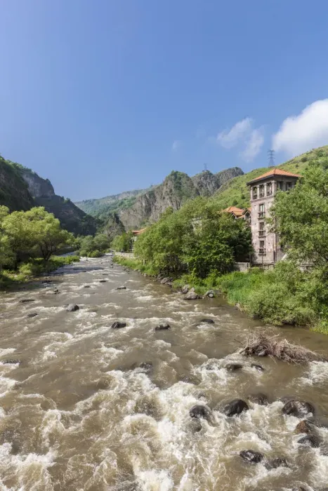Framed Print : Armenia, Debed Canyon, Dzoraget, Tufenkian Avan Dzoraget Hotel