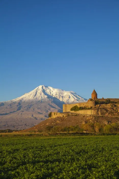Framed Print : Armenia, Yerevan, Ararat plain, Khor Virap Armenian Apostolic Church monastery Framed Print : Armenia, Yerevan, Ararat plain, Khor Virap Armenian Apostolic Church monastery