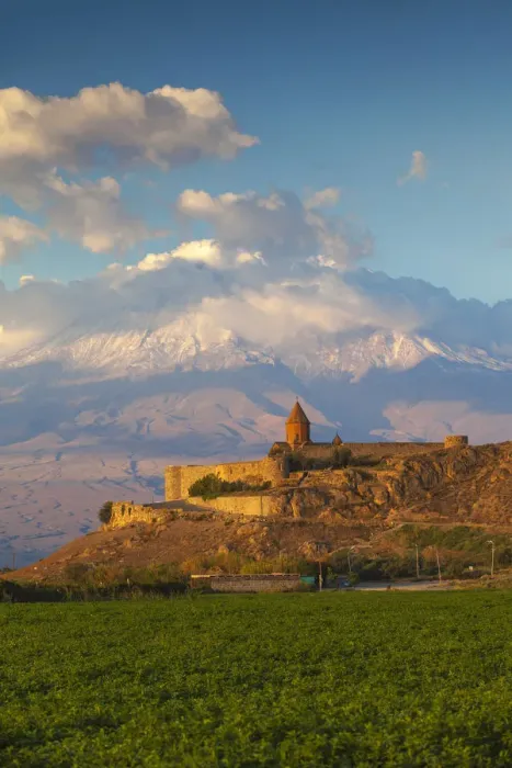 Framed Print : Armenia, Yerevan, Ararat plain, Khor Virap Armenian Apostolic Church monastery Framed Print : Armenia, Yerevan, Ararat plain, Khor Virap Armenian Apostolic Church monastery