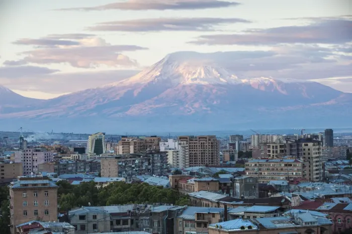 Framed Print : Armenia, Yerevan, View of Yerevan and Mount Ararat from Cascade Framed Print : Armenia, Yerevan, View of Yerevan and Mount Ararat from Cascade