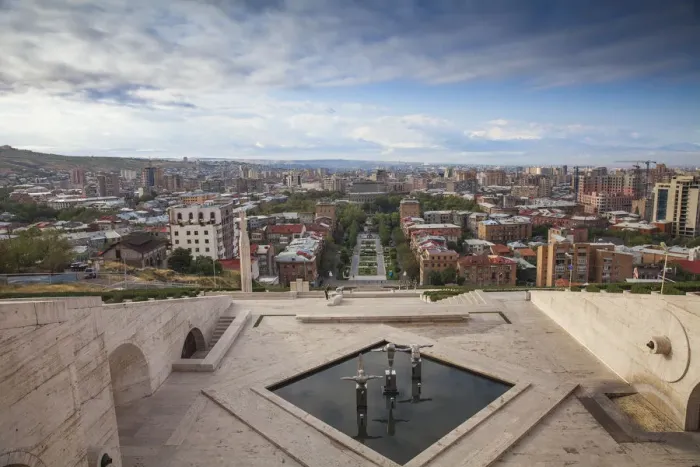 Framed Print : Armenia, Yerevan, View of Yerevan and Mount Ararat from Cascade Framed Print : Armenia, Yerevan, View of Yerevan and Mount Ararat from Cascade