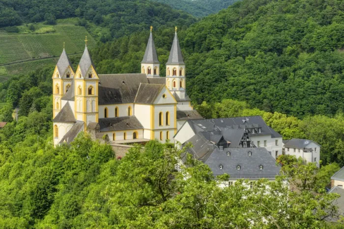 Framed Print : Arnstein Monastry, Lahn valley, Obernhof, Rhineland-Palatinate, Germany Framed Print : Arnstein Monastry, Lahn valley, Obernhof, Rhineland-Palatinate, Germany