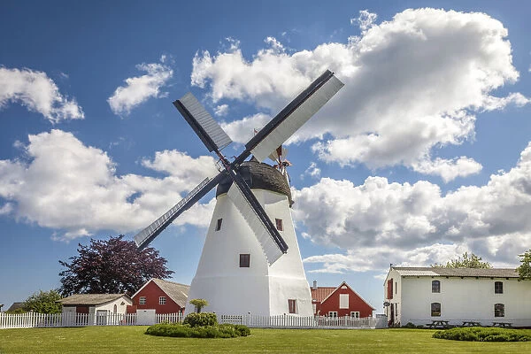 Arsdale Molle windmill on Bornholm, Denmark