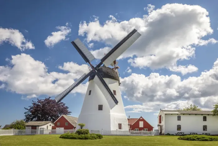 Framed Print : Arsdale Molle windmill on Bornholm, Denmark Framed Print : Arsdale Molle windmill on Bornholm, Denmark
