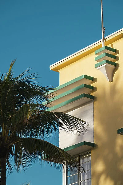 Art deco architecture, South Beach, Miami, Dade County, Florida, USA