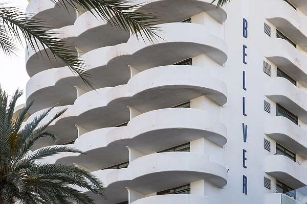 Art deco Hotel Bellver, Palma, Mallorca, Balearic Islands, Spain