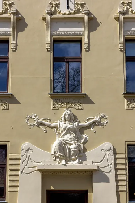 Framed Print : Art Nouveau Architectural Bas Relief Detail on Pogacnik House, Ljubljana, Slovenia, Eastern Europe Framed Print : Art Nouveau Architectural Bas Relief Detail on Pogacnik House, Ljubljana, Slovenia, Eastern Europe