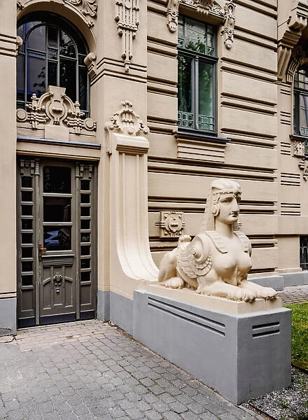 Art Nouveau Architecture, 2 Albert Street, Riga, Latvia