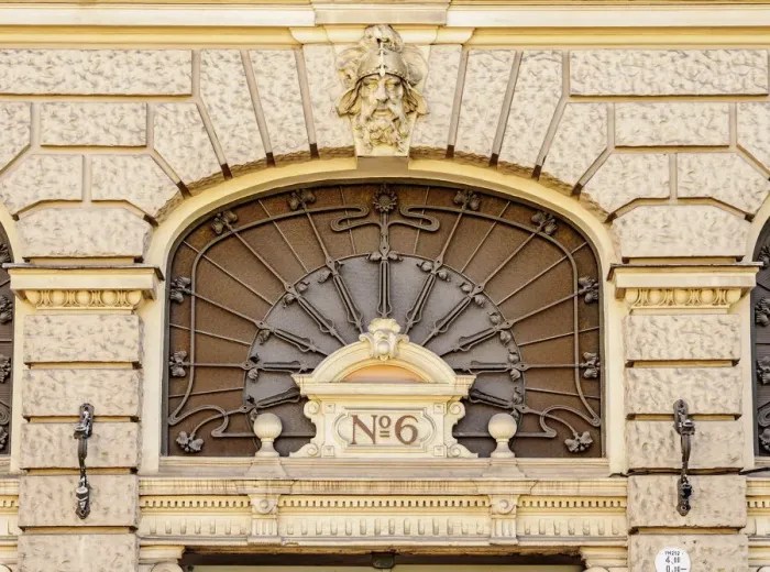 Framed Print : Art Nouveau Architecture, 6 Elizabetes Street, Riga, Latvia Framed Print : Art Nouveau Architecture, 6 Elizabetes Street, Riga, Latvia