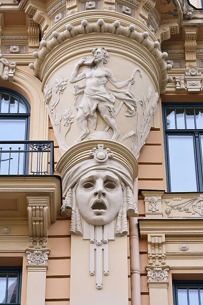 Art Nouveau architecture (Jugendstil architecture) by Mikhail Eisenstein