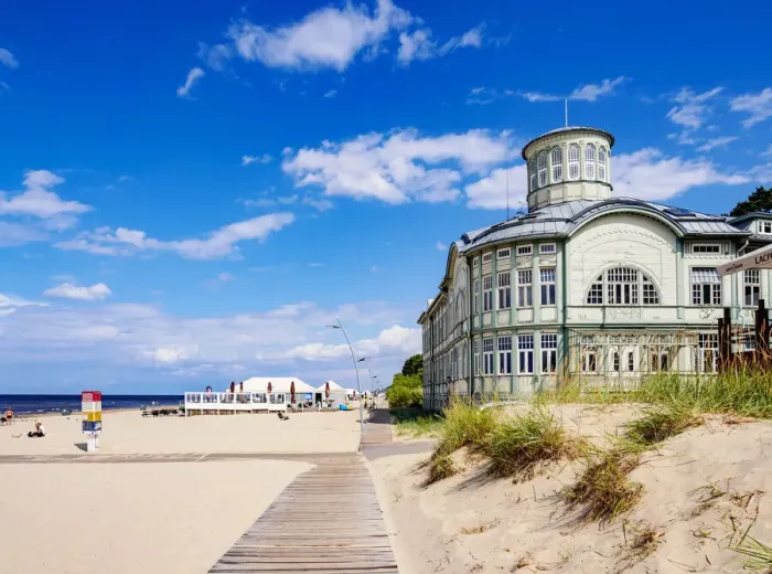 Framed Print : Art Nouveau Bath House at Majori Beach, Majori, Jurmala, Latvia Framed Print : Art Nouveau Bath House at Majori Beach, Majori, Jurmala, Latvia