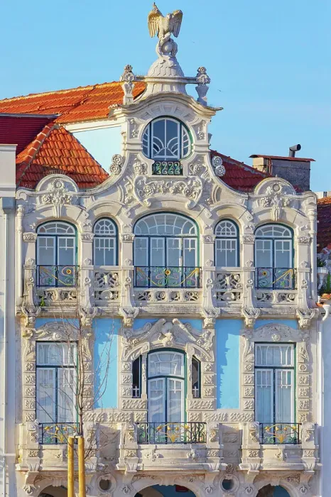 Framed Print : Art Nouveau building, Aveiro, Portugal Framed Print : Art Nouveau building, Aveiro, Portugal