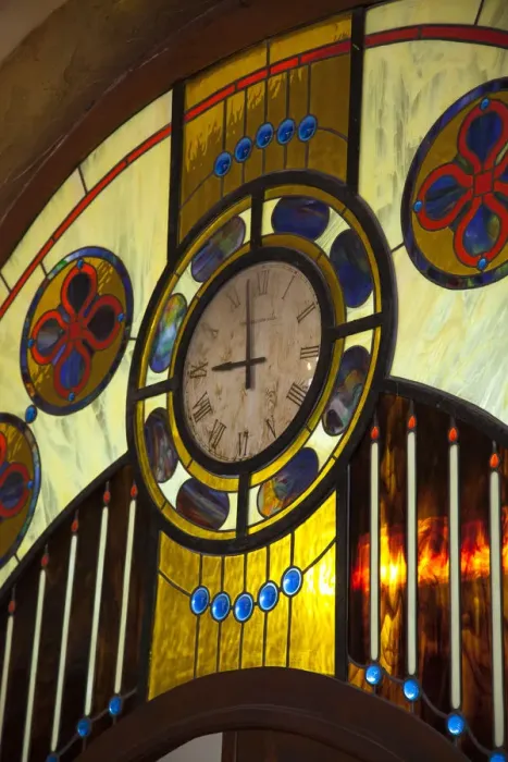 Framed Print : Art nouveau designed clock, Hostal los Frailes (Friars Hostel), Havana, Cuba Framed Print : Art nouveau designed clock, Hostal los Frailes (Friars Hostel), Havana, Cuba