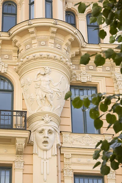 Art Nouveau Style Architecture (Also Known as Jugendstil Architecture Designed by