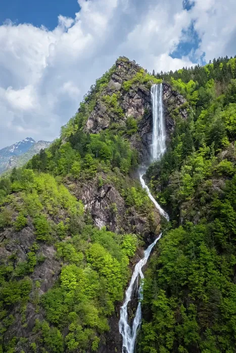 Framed Print : artificial waterfall of Fondra, the highest in Italy. Fondra, Isola di Fondra, Bergamo province, Brembana valley, Lombardy, Italy Framed Print : artificial waterfall of Fondra, the highest in Italy. Fondra, Isola di Fondra, Bergamo province, Brembana valley, Lombardy, Italy