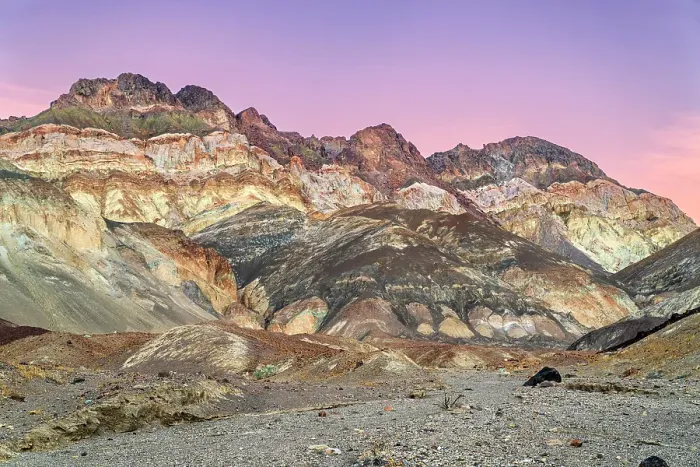 Framed Print : Artists Palette painted hills, Death Valley National Park, California, USA Framed Print : Artists Palette painted hills, Death Valley National Park, California, USA