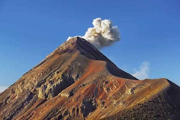 Ash eruption Fuego volcano seen from Acatenango - Guatemala, Chimaltenango, Acatenango