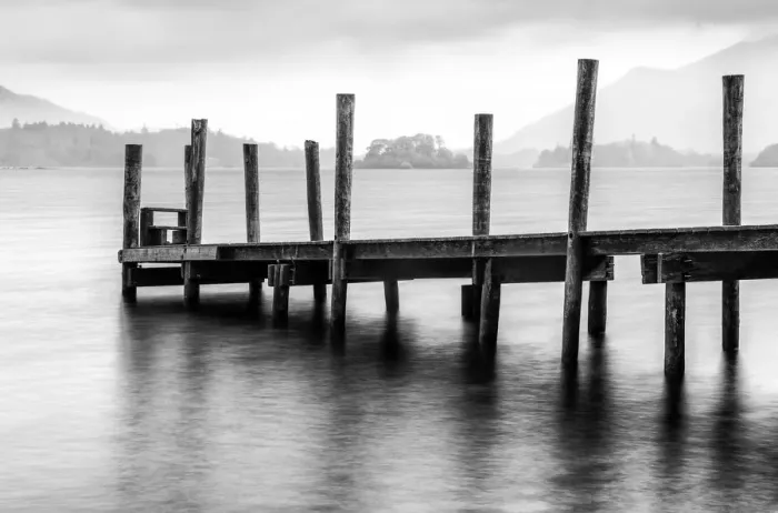 Framed Print : Ashness jetty, Derwentwater, Cumbria, England Framed Print : Ashness jetty, Derwentwater, Cumbria, England
