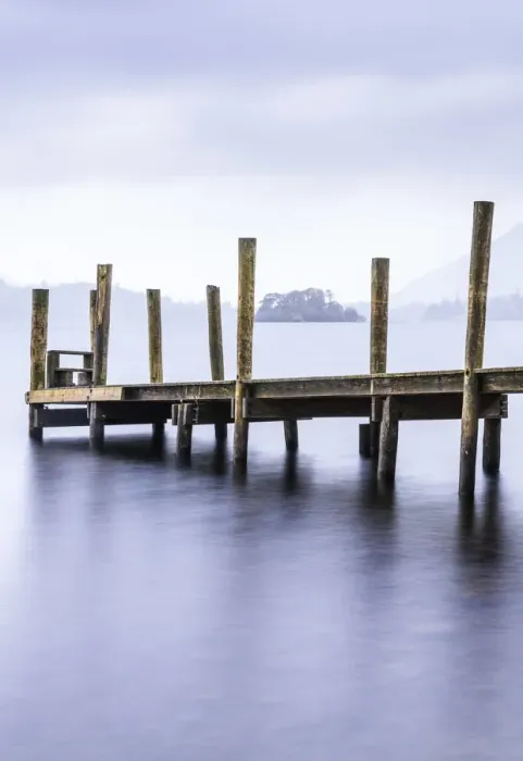 Framed Print : Ashness jetty, Derwentwater, Cumbria, England Framed Print : Ashness jetty, Derwentwater, Cumbria, England