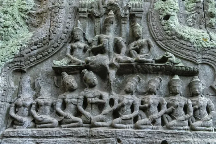 Framed Print : Asia, Cambodia, Siem Reap, UNESCO World Heritage, Angkor, Ta Prohm