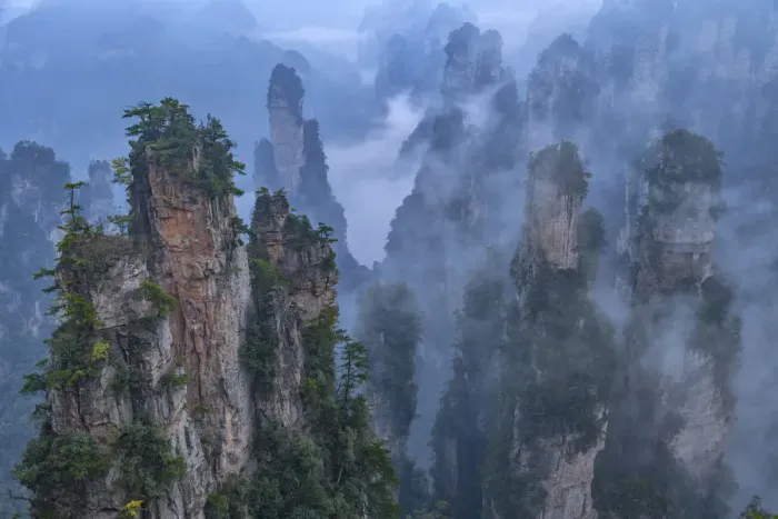 Framed Print : Asia, China, Hunan Province, UNESCO, Wulingyuan, Wuling Mountain Framed Print : Asia, China, Hunan Province, UNESCO, Wulingyuan, Wuling Mountain
