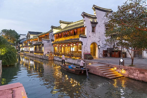 Asia, China, Huzhou, Nanxun Old Town