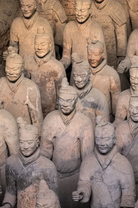 Framed Print : Asia, China, Shaanxi Province, Xian, terracotta warriors from the funerary army of Qin