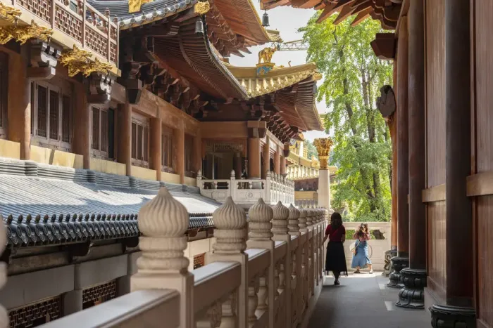 Framed Print : Asia, China, Shanghai, Jing an District, Buddhist temple on the West Nanjing Road Framed Print : Asia, China, Shanghai, Jing an District, Buddhist temple on the West Nanjing Road