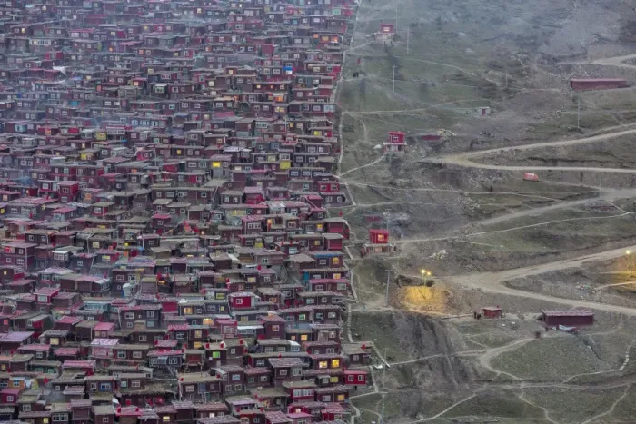 Framed Print : Asia, China, Sichuan, West Sichuan, Seda, Larung Gar, Buddhist College Framed Print : Asia, China, Sichuan, West Sichuan, Seda, Larung Gar, Buddhist College