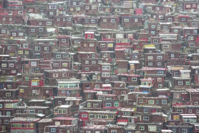 Framed Print : Asia, China, Sichuan, West Sichuan, Seda, Larung Gar, Buddhist College Framed Print : Asia, China, Sichuan, West Sichuan, Seda, Larung Gar, Buddhist College