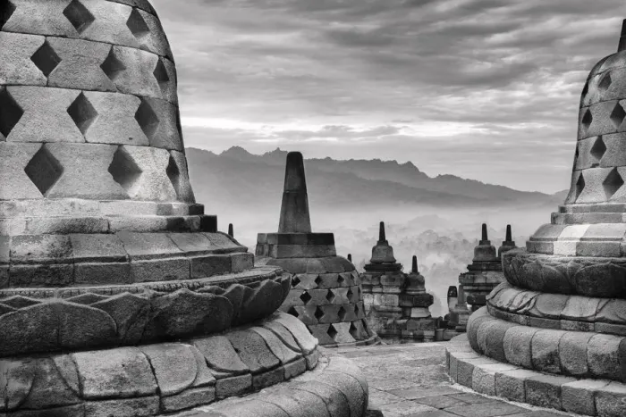 Framed Print : Asia, Indonesia, Java, Yogyakarta, Magelang, Borobudur, or Barabudur, a 9th-century