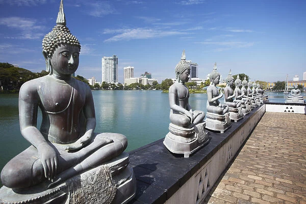 Asia, South Asia, Sri Lanka, Colombo, Cinnamon Gardens, Seema Malakaya Temple On Beira