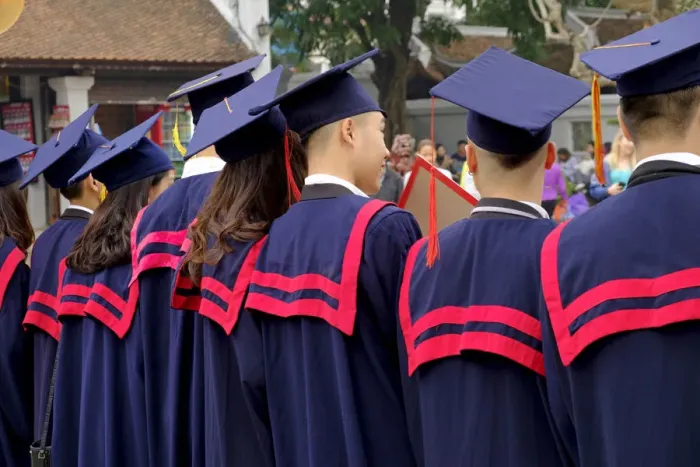 Framed Print : Asia, South East Asia, Vietnam, Hanoi, students graduating at the Imperial Academy Framed Print : Asia, South East Asia, Vietnam, Hanoi, students graduating at the Imperial Academy