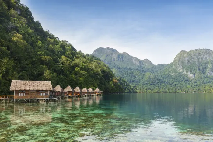 Framed Print : Asia, Southeast Asia, Indonesia, Spice Islands, Maluku, Seram island, Ora Beach Resort Framed Print : Asia, Southeast Asia, Indonesia, Spice Islands, Maluku, Seram island, Ora Beach Resort