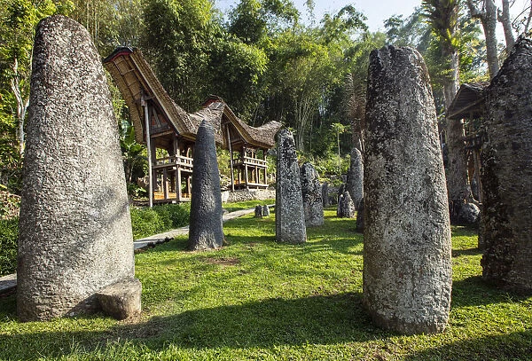 Asia, Southeast Asia, Indonesia, Sulawesi, Celebes, Tana Toraja, Loaakoaamata tombs