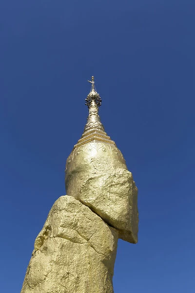 Asia, Southeast Asia, Myanmar, Mon district, Mawlamyine, Nwa-La-Bo Pagoda and golden
