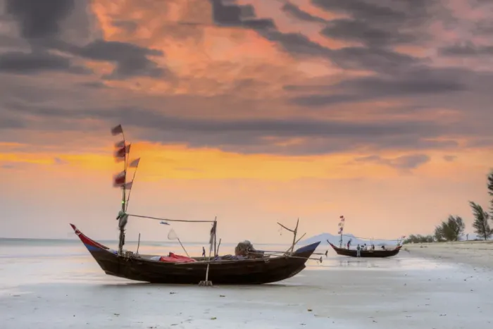 Framed Print : Asia, Southeast Asia, Myanmar, Tanintharyi Region, Dawei, Maungmakan, fishing boats Framed Print : Asia, Southeast Asia, Myanmar, Tanintharyi Region, Dawei, Maungmakan, fishing boats