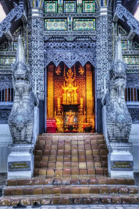 Framed Print : Asia, Thailand, Chiang Mai, Main bot at Wat Chedi Lawang Framed Print : Asia, Thailand, Chiang Mai, Main bot at Wat Chedi Lawang