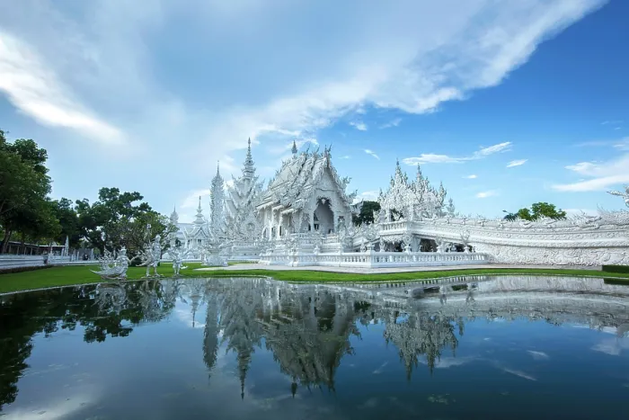 Framed Print : Asia, Thailand, Chiang Rai, Pa O Don Chai, Mueang District, , Wat Rong Khun or White Temple, Buddhist temple Framed Print : Asia, Thailand, Chiang Rai, Pa O Don Chai, Mueang District, , Wat Rong Khun or White Temple, Buddhist temple