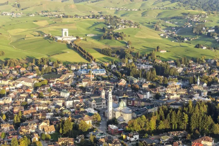 Framed Print : Asiago aerial view. Veneto, Italy, Europe Framed Print : Asiago aerial view. Veneto, Italy, Europe