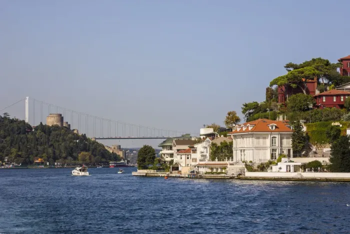 Framed Print : Asian side of the Bosphorus, Istanbul, Turkey Framed Print : Asian side of the Bosphorus, Istanbul, Turkey