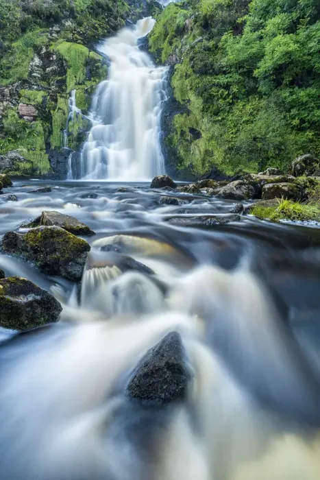 Framed Print : Assaranca Waterfall, Co. Donegal, Ireland