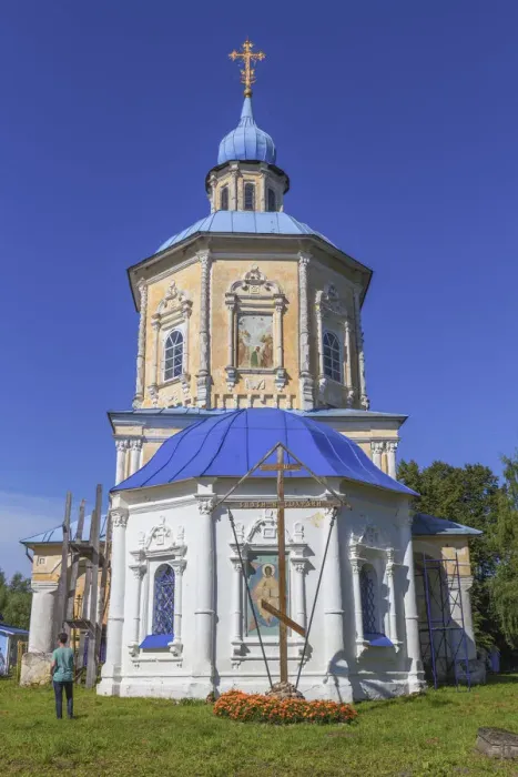 Framed Print : Assumption church, 1699, Bernovo, Tver region, Russia Framed Print : Assumption church, 1699, Bernovo, Tver region, Russia