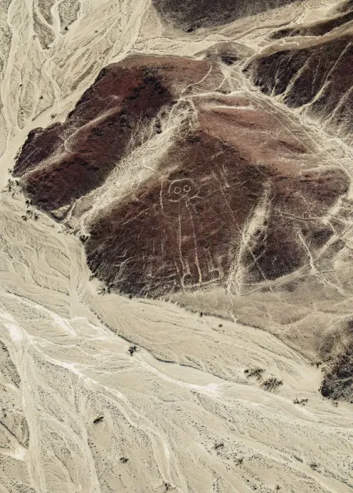 Framed Print : The Astronaut Geoglyph, aerial view, Nazca, Ica Region, Peru Framed Print : The Astronaut Geoglyph, aerial view, Nazca, Ica Region, Peru