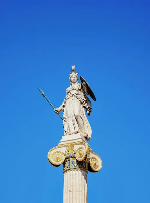 Framed Print : Athena Column in front of The Academy of Athens, Athens, Attica, Greece Framed Print : Athena Column in front of The Academy of Athens, Athens, Attica, Greece